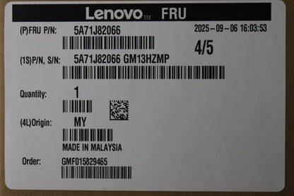 Lenovo ASM E810-DA2 10/25GbE 25GbE 5G Intel Board 5A71J82066
