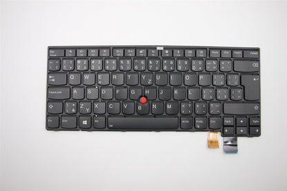 Lenovo ThinkPad T470p Keyboard Czech Black Backlit 01EP435