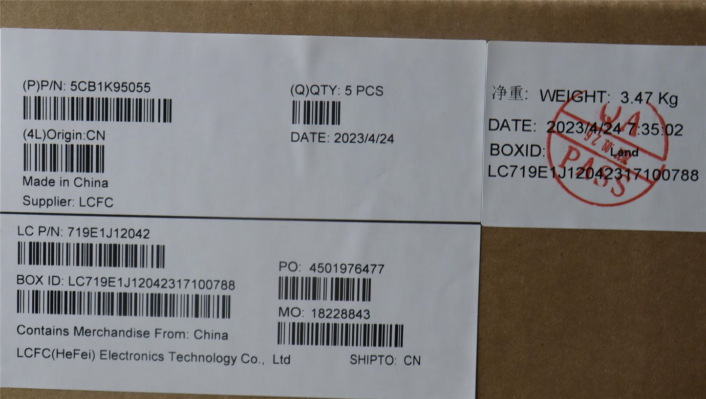 Lenovo IdeaPad 3 15IAN8 Palmrest Cover Touchpad Keyboard Nordic 5CB1K95055