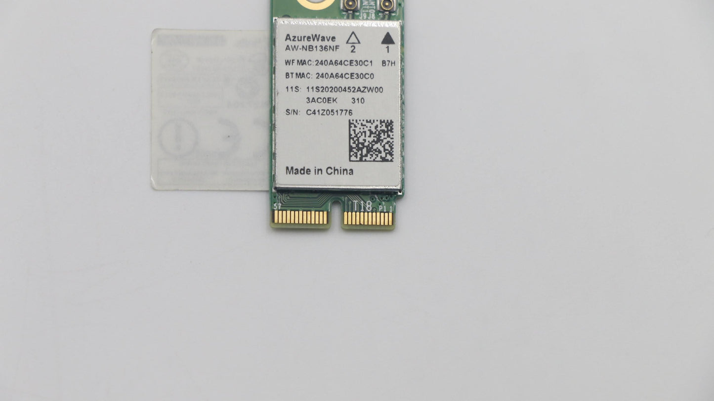 Lenovo Azw BCM43241 2x2ABGN+BT SDIO NGFF WiFi WLAN Board 20200452