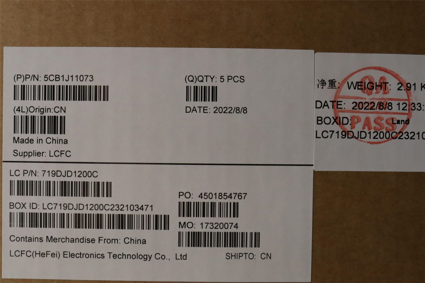 Lenovo Upper Case ASM_UKE L82QF FPSG 5CB1J11073