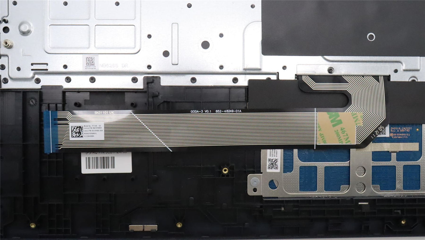 Lenovo Flex IP 3 15IJL7 Palmrest Cover Touchpad Keyboard German 5CB1H24785