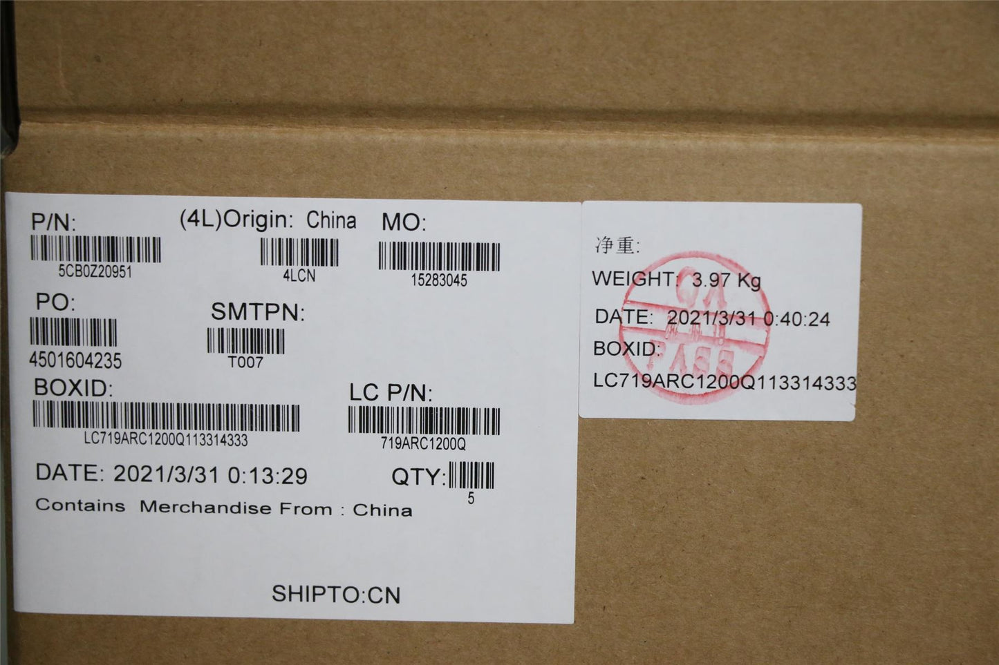 Lenovo Upper Case ASM_CZ-SK L82C3IGTEX 5CB0Z20951