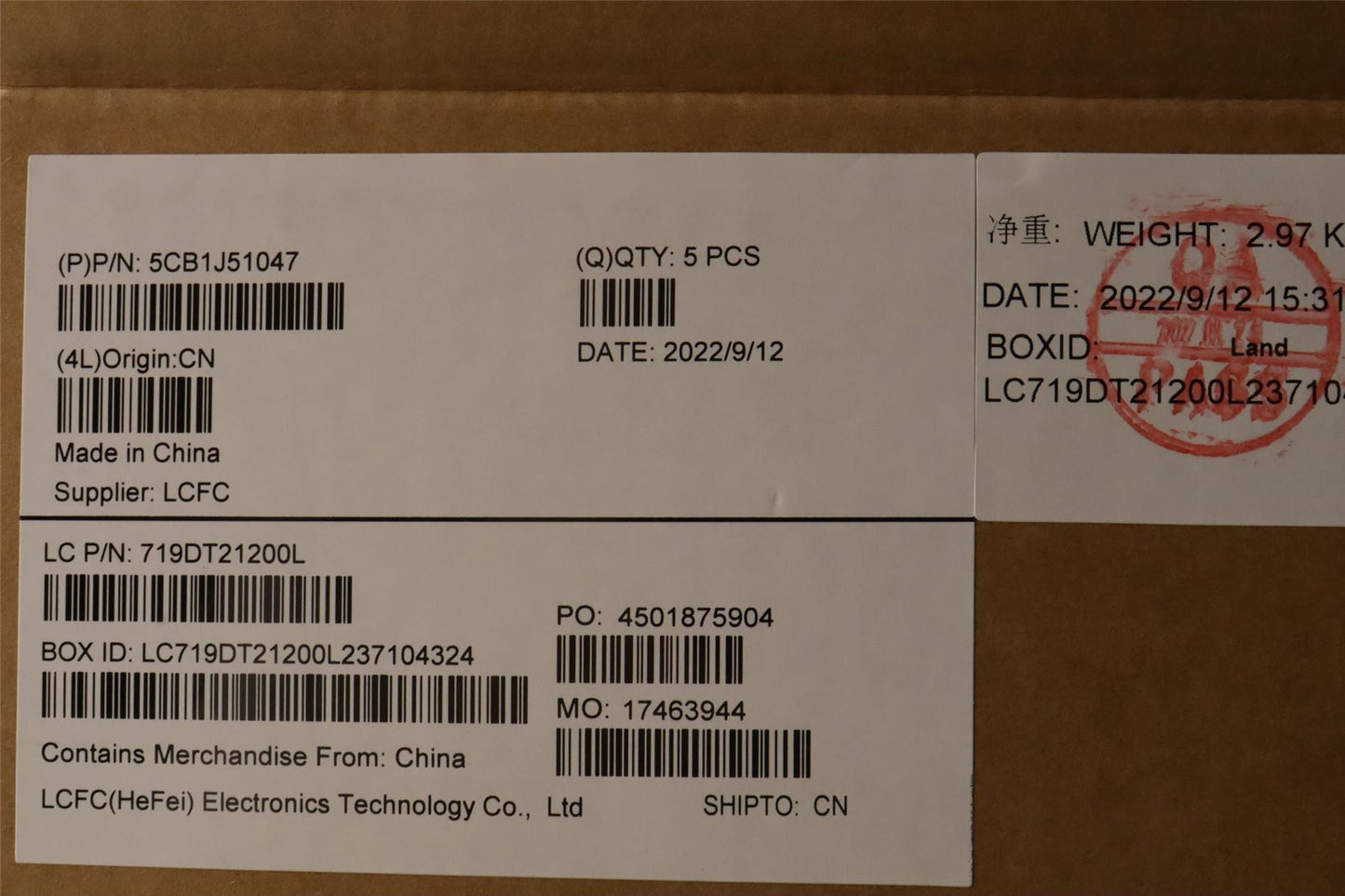 Lenovo Upper Case ASM_ENG L82UU SG 5CB1J51047