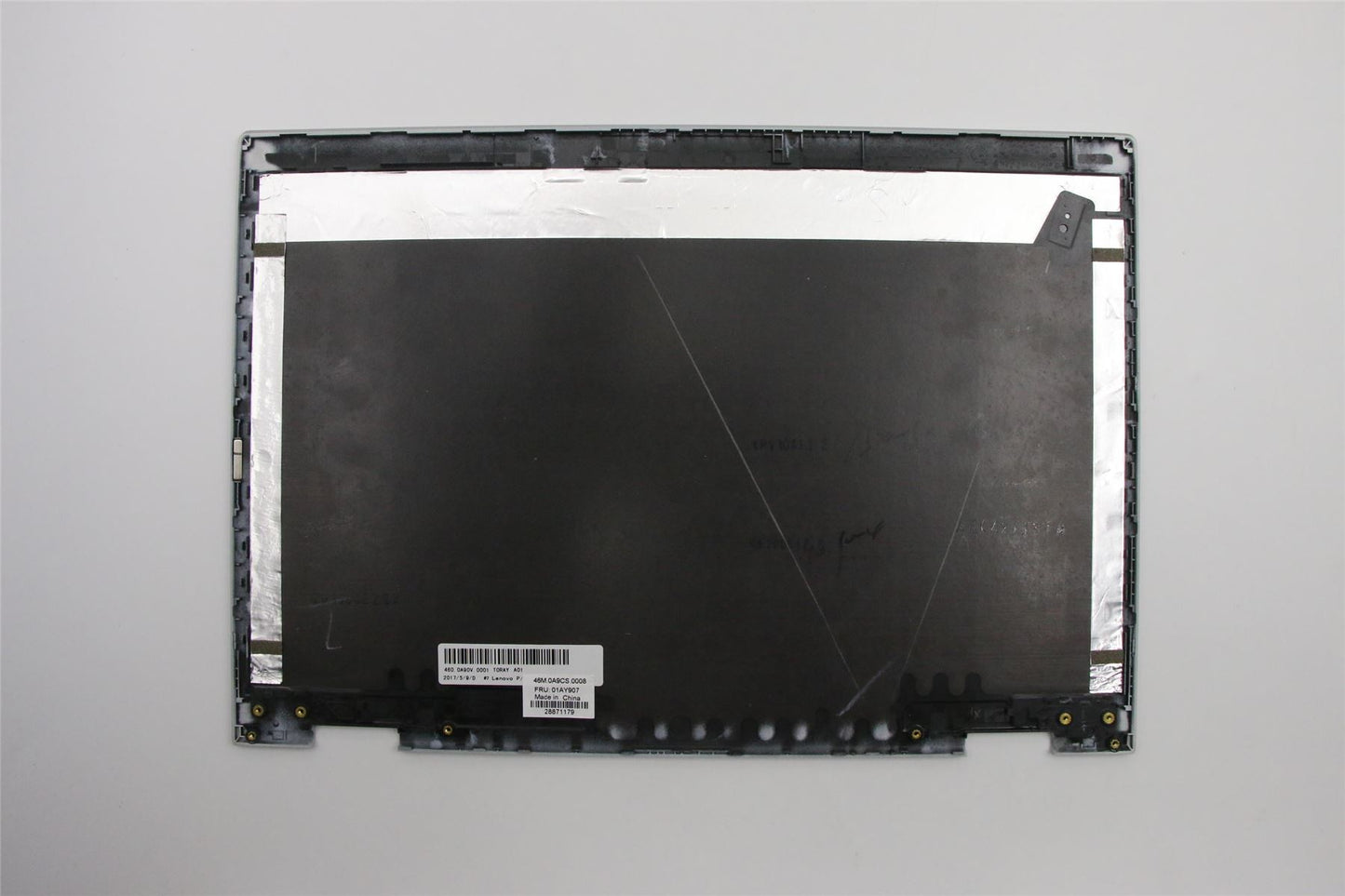 Lenovo Yoga X1 2nd LCD Cover Rear Back Housing Silver 01AY907