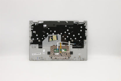 Lenovo IdeaPad C340-14IWL Palmrest Cover Touchpad Keyboard US Europe Silver 5CB0S17444
