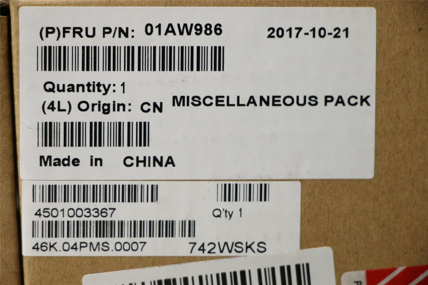 Lenovo LCD,Misc kit 01AW986