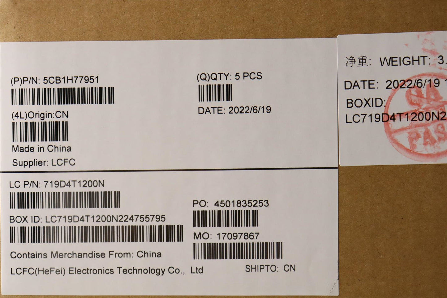 Lenovo Upper Case ASM_ITA L82RK FP AG N 5CB1H77951