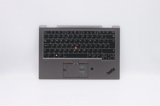 Lenovo Yoga X1 5th Keyboard Palmrest Top Cover German Grey 5M10Z37136