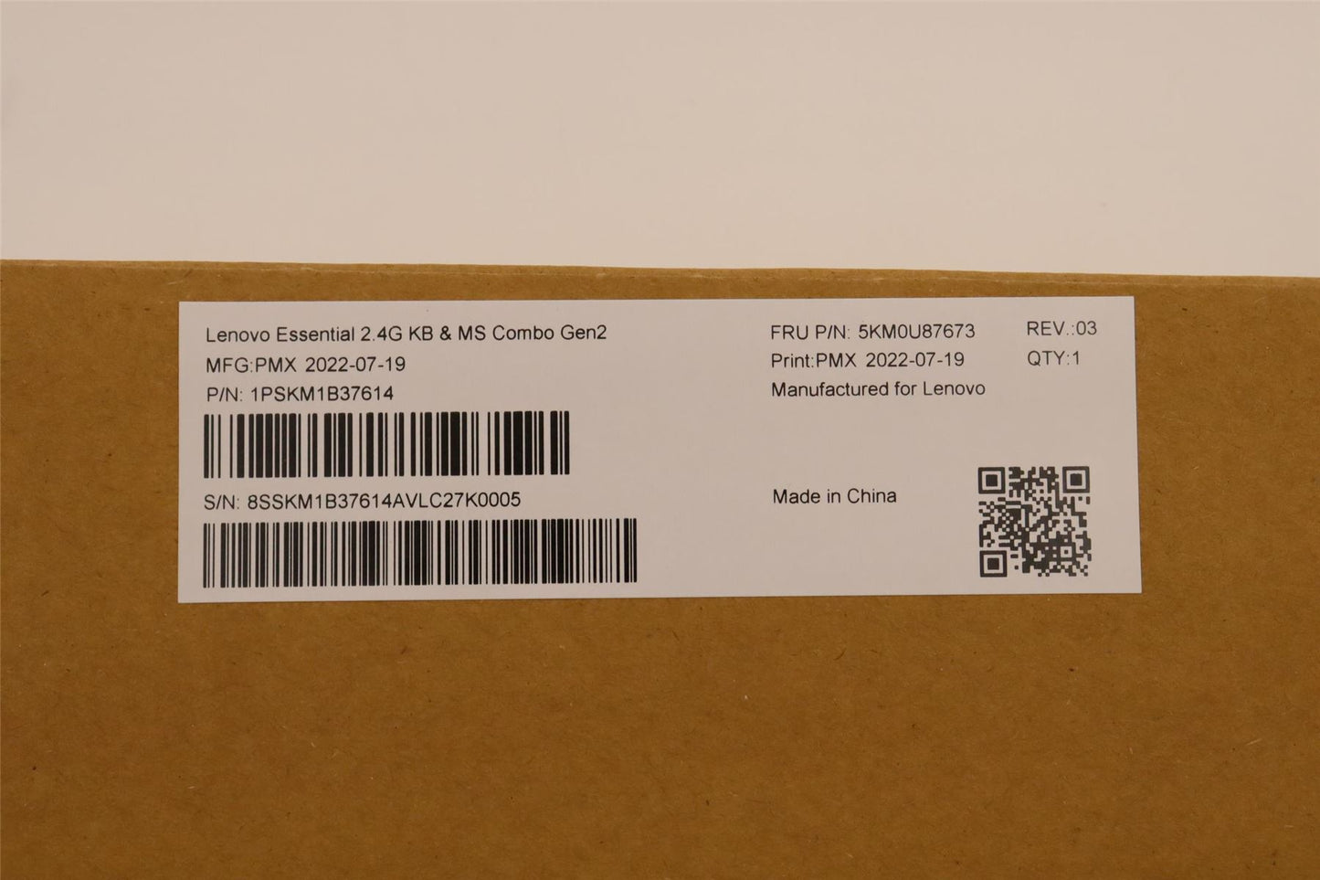 Lenovo WL KM Calliope BK SLV 5KM0U87673