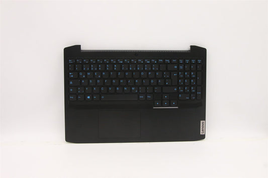 Lenovo Gaming 3-15ARH05 Keyboard Palmrest Top Cover German Black 5CB0Z33221
