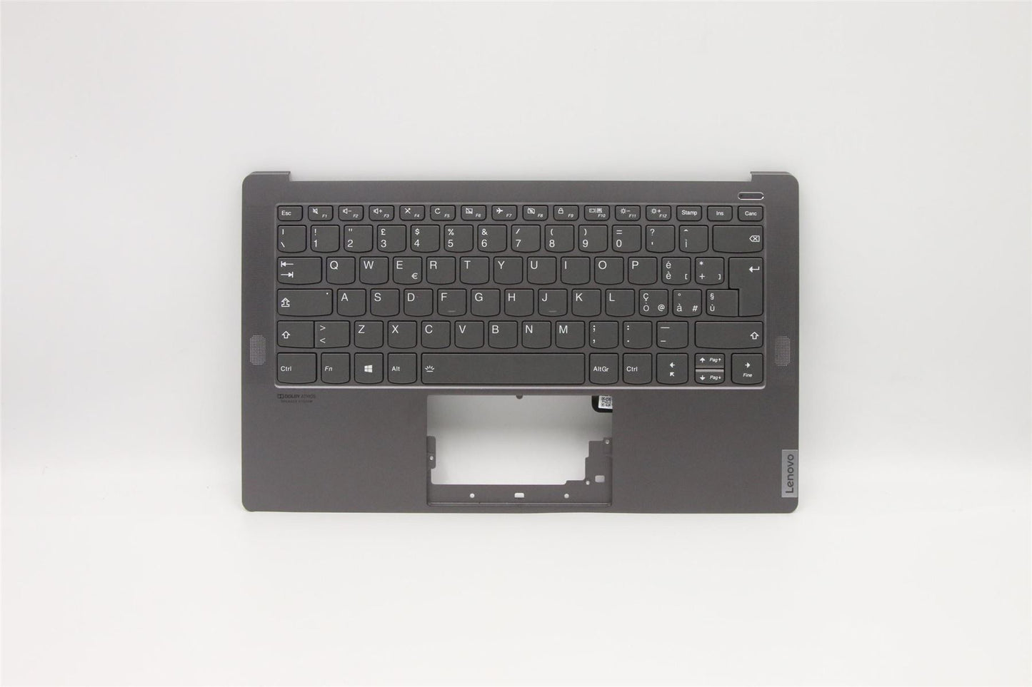 Lenovo Yoga S940-14IIL Keyboard Palmrest Top Cover Italian Grey 5CB0W43487