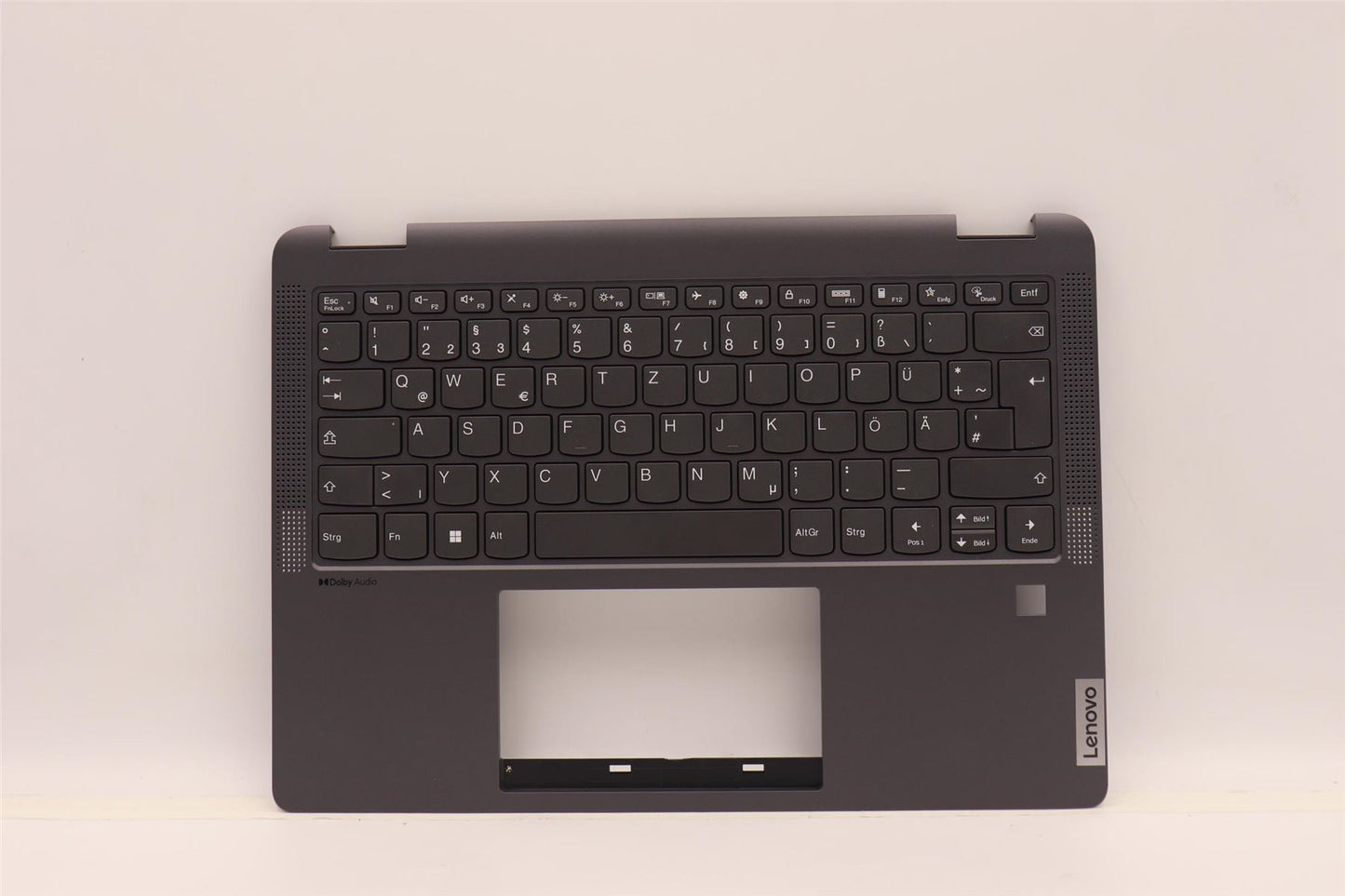 Lenovo IdeaPad 5 14IAU7 Keyboard Palmrest Top Cover German Grey 5CB1H79922