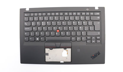 Lenovo ThinkPad X1 6th Gen Keyboard Palmrest Top Cover Icelandic Black 01YR618