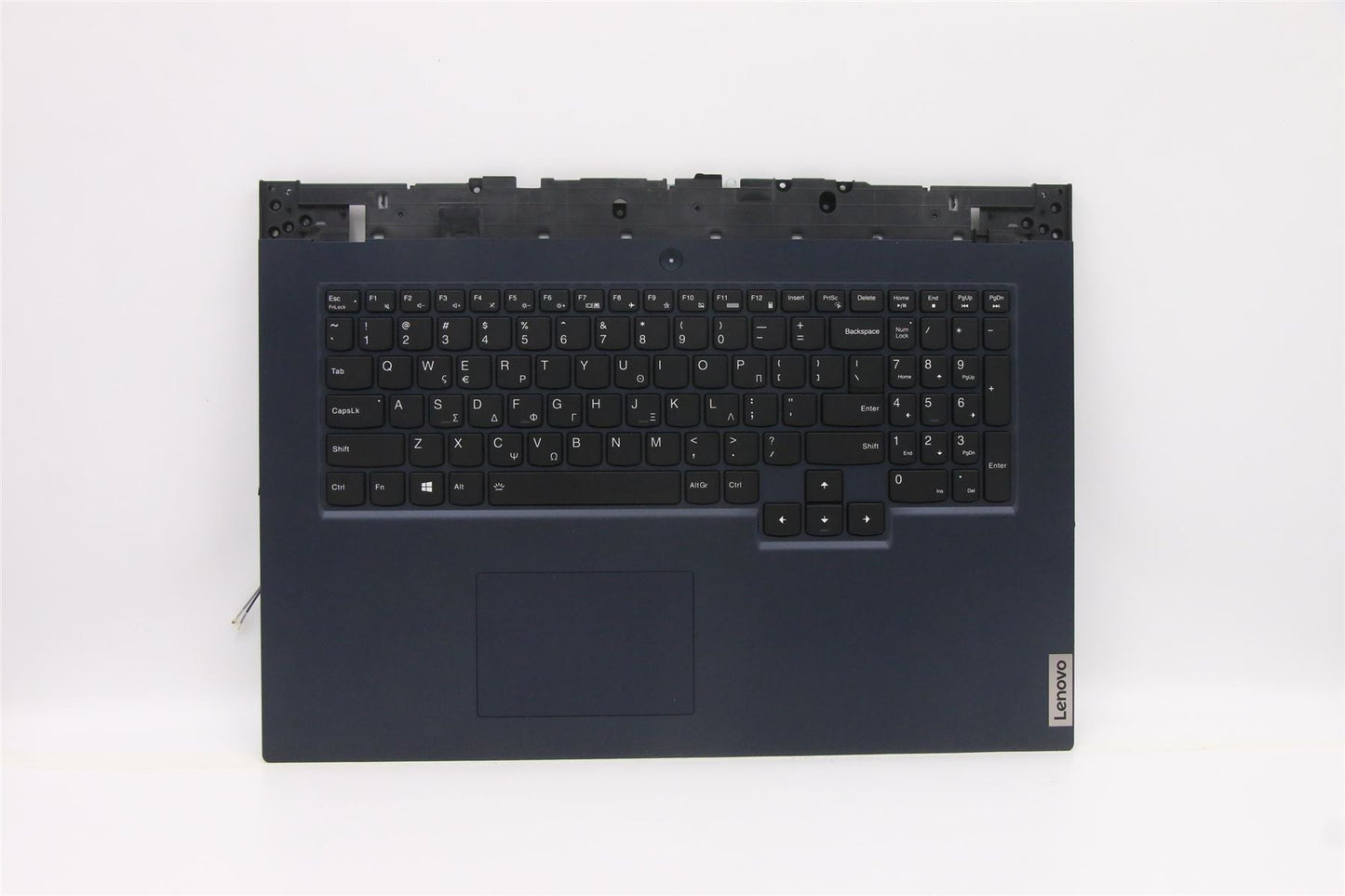 Lenovo Legion 5-17ITH6 Palmrest Touchpad Cover Keyboard Greek Blue 5CB1D20057