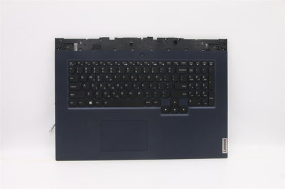 Lenovo Legion 5-17ITH6 Palmrest Touchpad Cover Keyboard Greek Blue 5CB1D20057