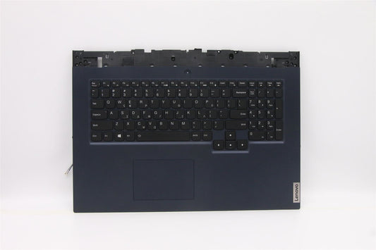 Lenovo Legion 5-17ITH6 Palmrest Touchpad Cover Keyboard Greek Blue 5CB1D20057