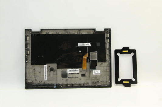 Lenovo Yoga X390 Keyboard Palmrest Top Cover Nordic Black Backlit 02HM714