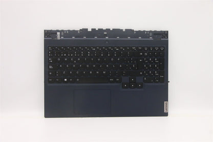 Lenovo 5 15ITH6H Palmrest Cover Touchpad Keyboard Spanish Blue 5CB1D05079