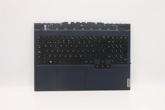 Lenovo 5 15ITH6H Palmrest Cover Touchpad Keyboard Spanish Blue 5CB1D05079