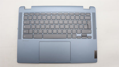 Lenovo Flex IP 5 14IAU7 Palmrest Cover Touchpad Keyboard UK Europe Blue 5CB1J35547