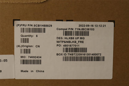 Lenovo ThinkBook 15 G4 ABA Palmrest Cover Touchpad Keyboard French 5CB1H88829