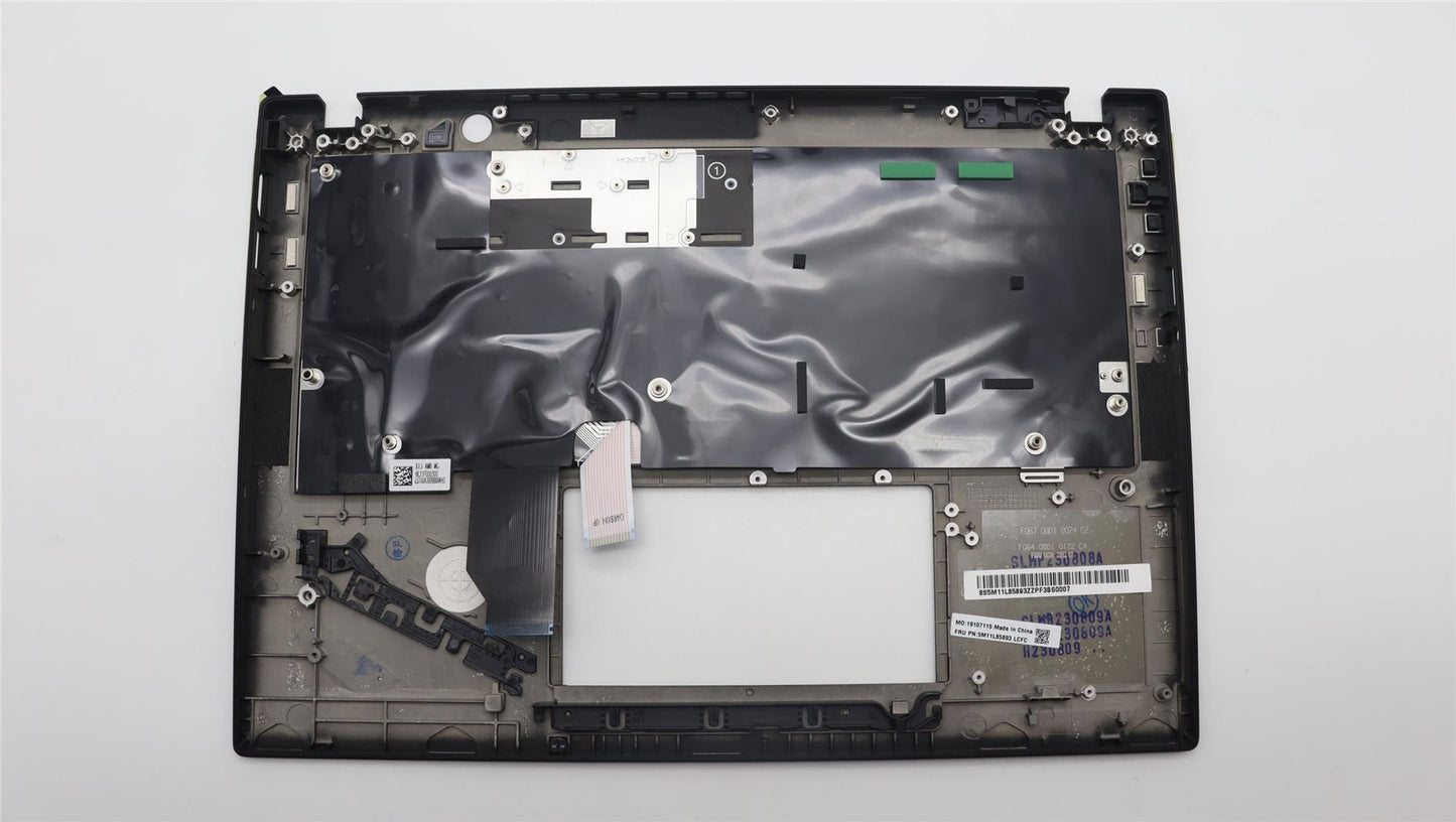 Lenovo ThinkPad X13 Gen 4 Keyboard Palmrest Top Cover Black Backlit 5M11L85893