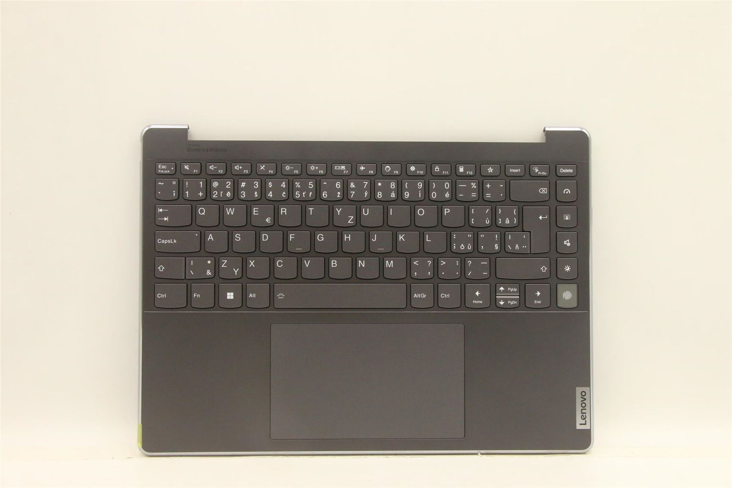 Lenovo Yoga 9 14IAP7 Keyboard Palmrest Top Cover German Grey 5CB1H23730