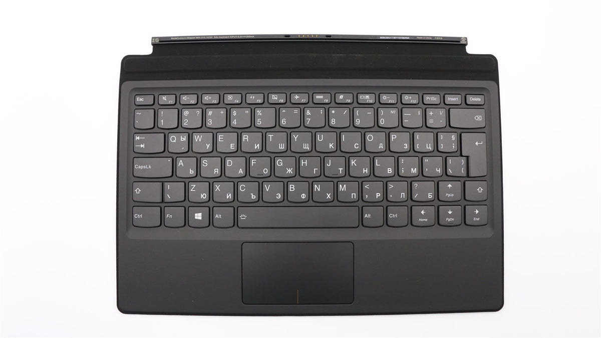 Lenovo Miix 510-12IKB Palmrest Touchpad Dock Keyboard Base Bulgarian 5N20N21178