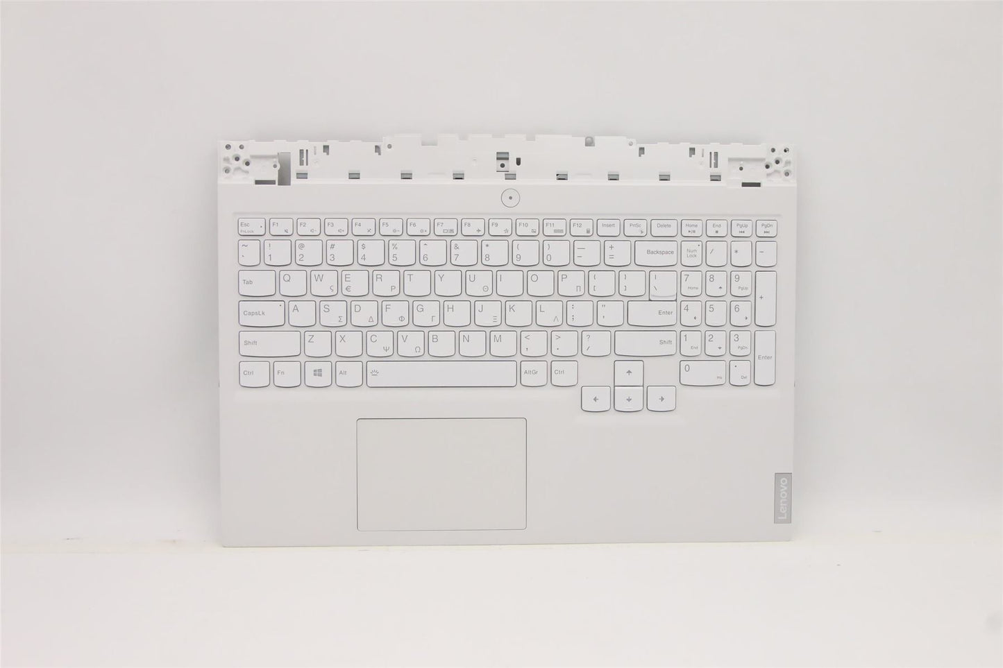 Lenovo Legion 5 15ACH6H Palmrest Cover Touchpad Keyboard Greek White 5CB1C74877