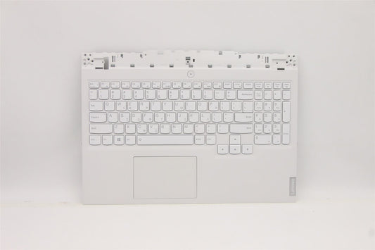 Lenovo Legion 5 15ACH6H Palmrest Cover Touchpad Keyboard Greek White 5CB1C74877