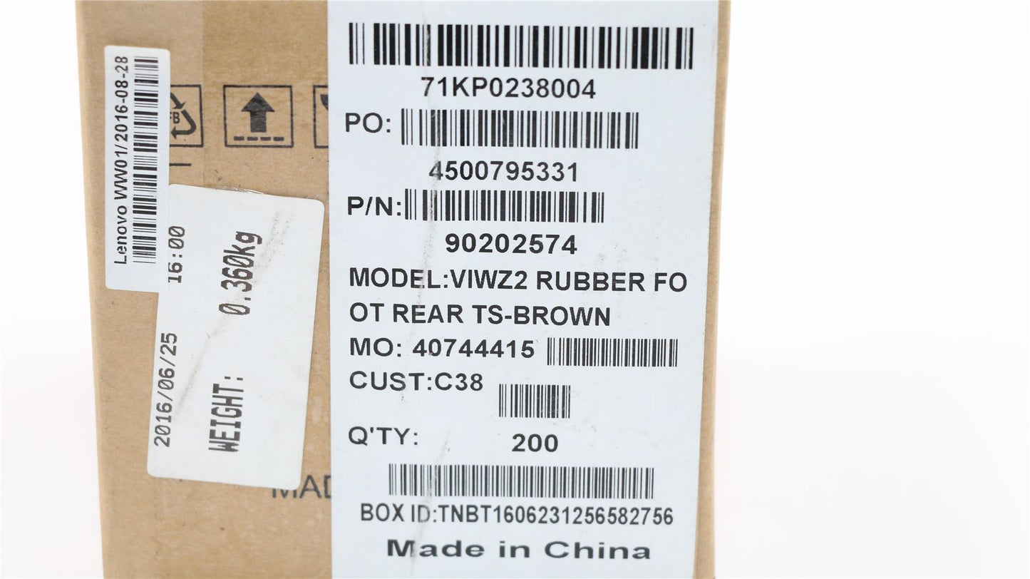 Lenovo VIWZ2 Rubber Foot Rear Brown TS 90202574