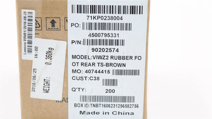 Lenovo VIWZ2 Rubber Foot Rear Brown TS 90202574