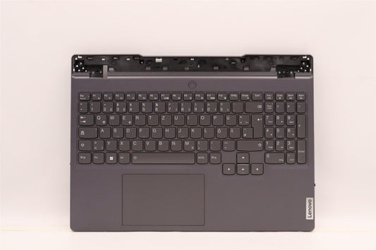 Lenovo 5 15IAH7 Palmrest Cover Touchpad Keyboard German Storm Grey 5CB1H22927