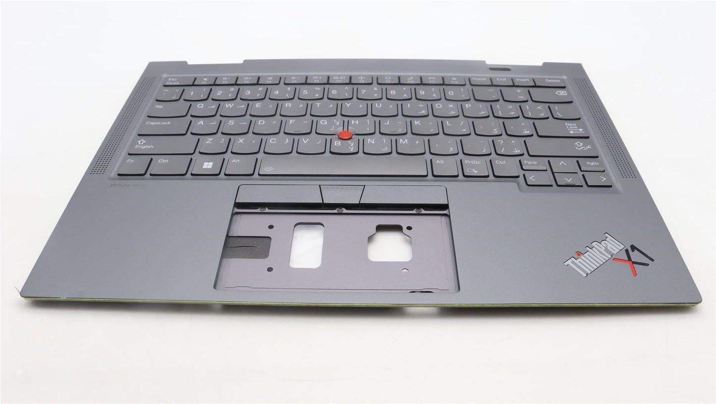 Lenovo ThinkPad X1 8th Gen Keyboard Palmrest Top Cover Arabic Grey 5M11H62365