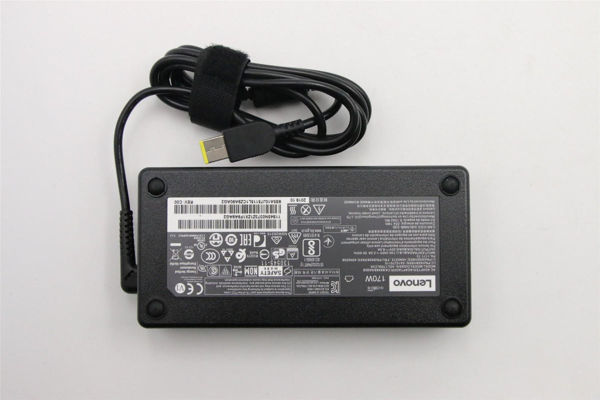 Lenovo AC_ADAPTER,Rectangle,170W,3P,BIS,Black 170W Rectangle 3 Pin AC Charger Adapter 5A10J75115