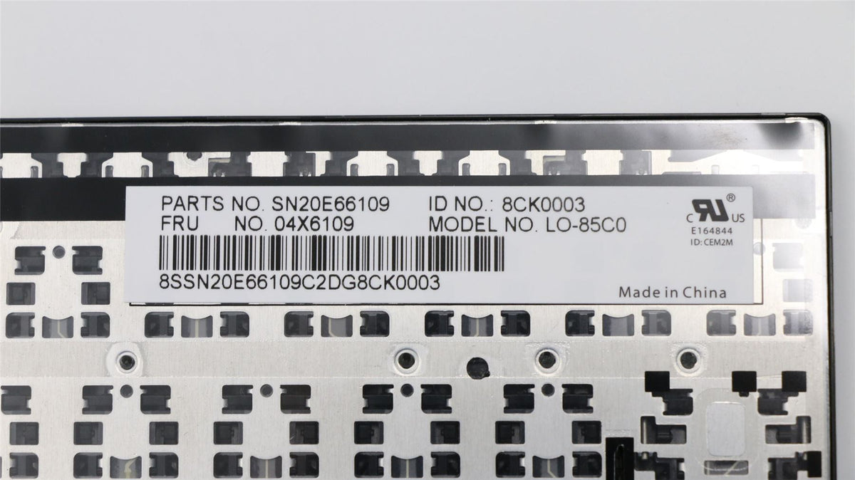 Lenovo E14_2014, CZ, CHY Czech Keyboard 04X6109