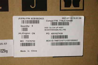 Lenovo IdeaPad 6 13ARE05 6 13ALC6 Keyboard Palmrest Top Cover Black 5CB1B22423