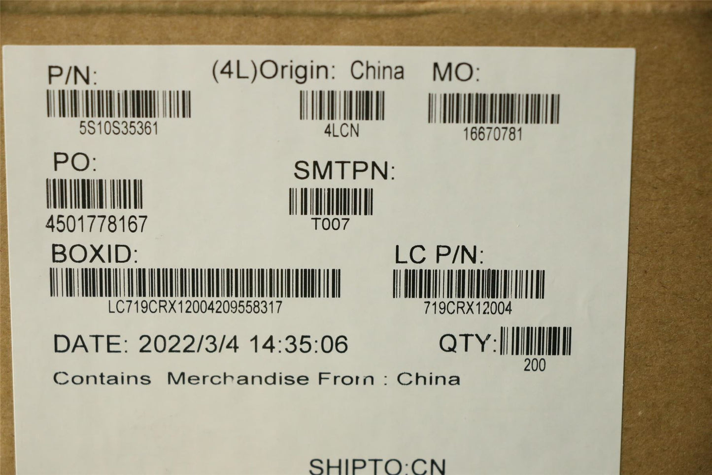 Lenovo SCREW SCREW L82L0 M1.4D 1.1L 3.0D 0.3T 5S10S35361