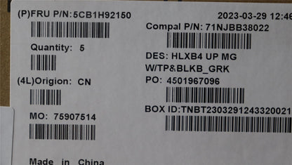 Lenovo Upper Case ASM_GRE C21DK MGBL 5CB1H92150