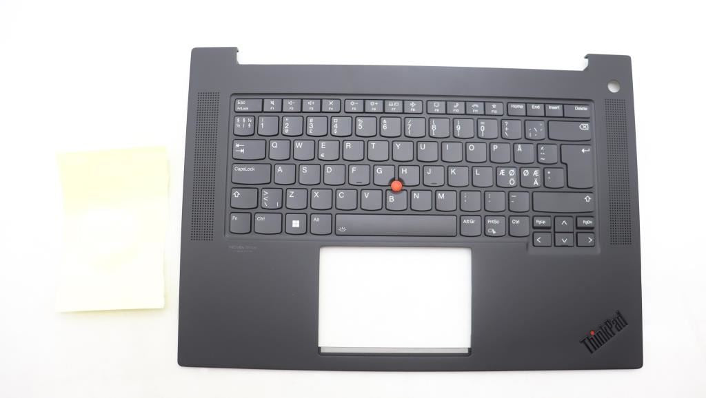 Lenovo ThinkPad P1 Gen 6 Palmrest Cover Keyboard Nordic Grey 5M11L89053