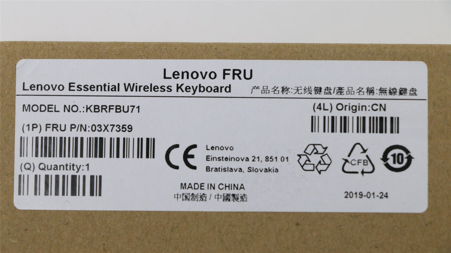 Lenovo KB MICE_BO FRU KBD Spanish 172 03X7359