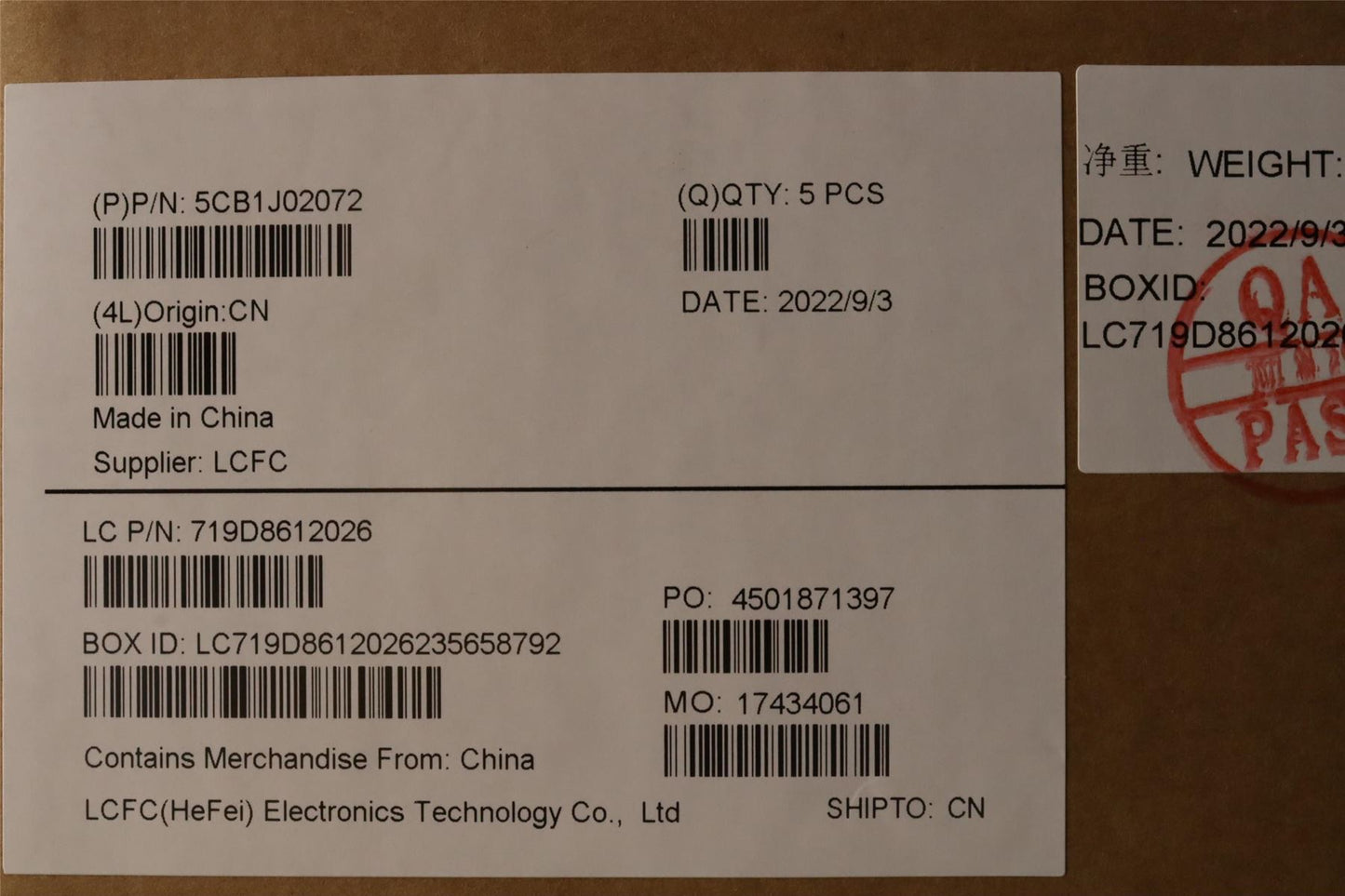 Lenovo Upper Case ASM_NORDIC L82QE FPSB 5CB1J02072