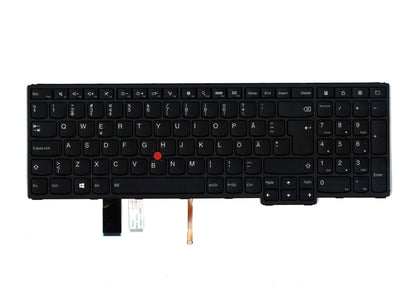 Lenovo ThinkPad Yoga 15 Keyboard Swedish/Finnish Black Backlit 00HN291 00HW676