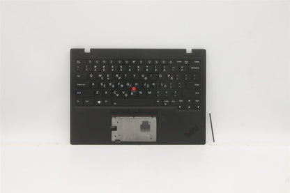 Lenovo ThinkPad X1 Gen 1 Keyboard Palmrest Top Cover Greek Black 5M11B38395