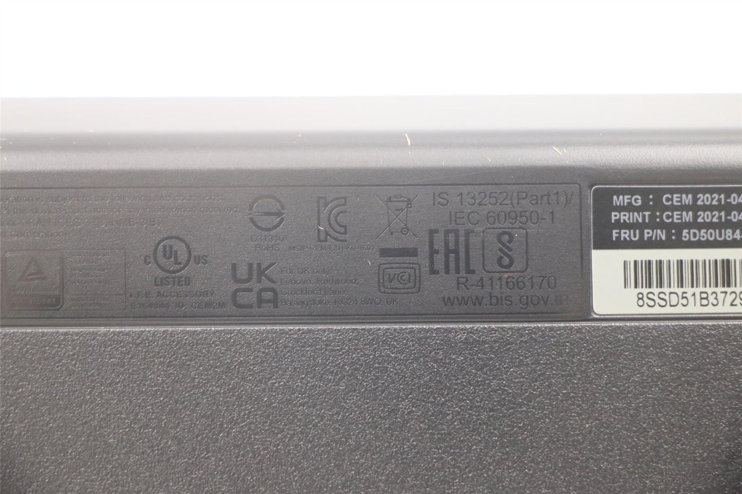 Lenovo USB Calliope KB BK SWS 5D50U84467