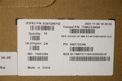 Lenovo IdeaPad 3 15ACH6 Palmrest Cover Touchpad Keyboard Russian 5CB1D66742