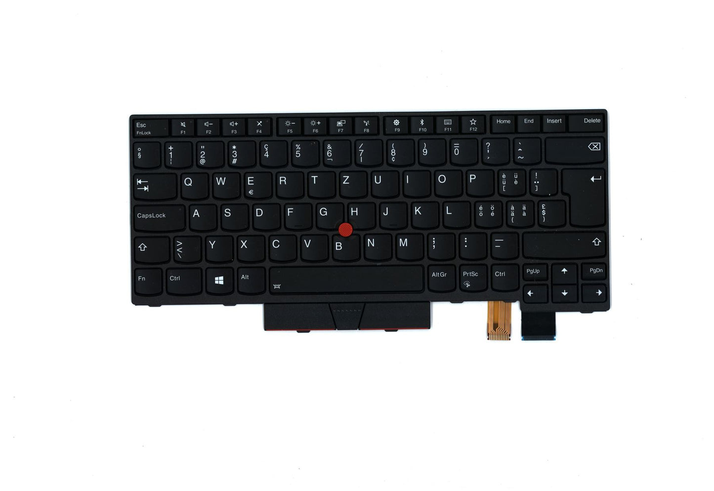 Lenovo ThinkPad T480 A485 Keyboard Swiss Black Backlit 01HX445