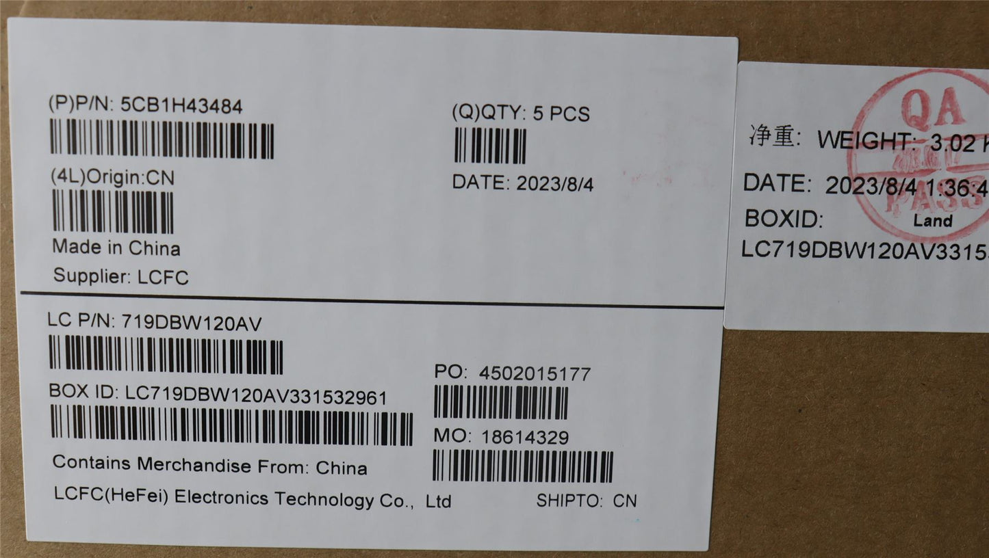 Lenovo IdeaPad 3 14IAU7 Palmrest Cover Touchpad Keyboard Slovenian 5CB1H43484