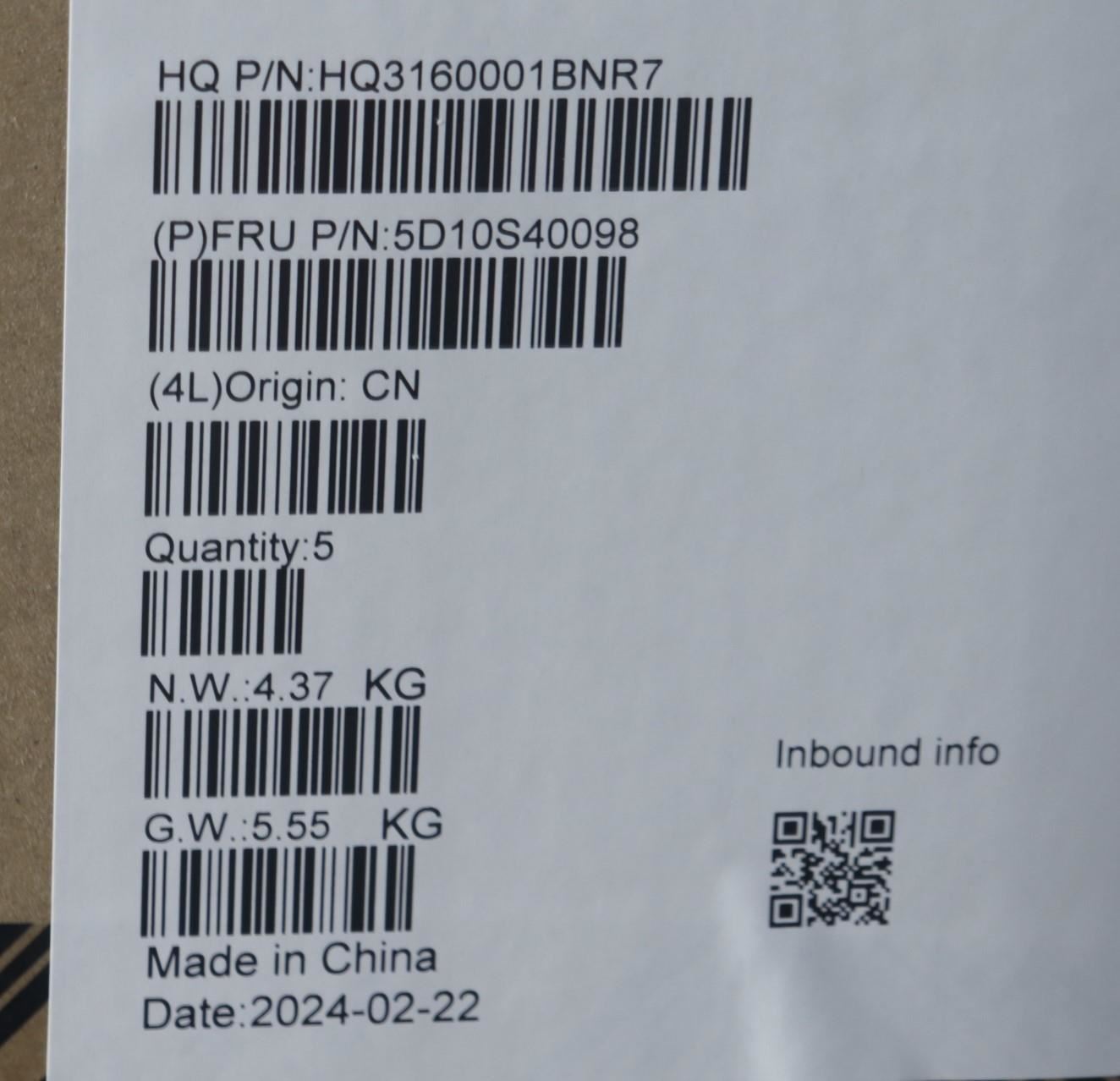 Lenovo HUD H 83DS 16WUXGA_GL300N_CB 5D10S40098